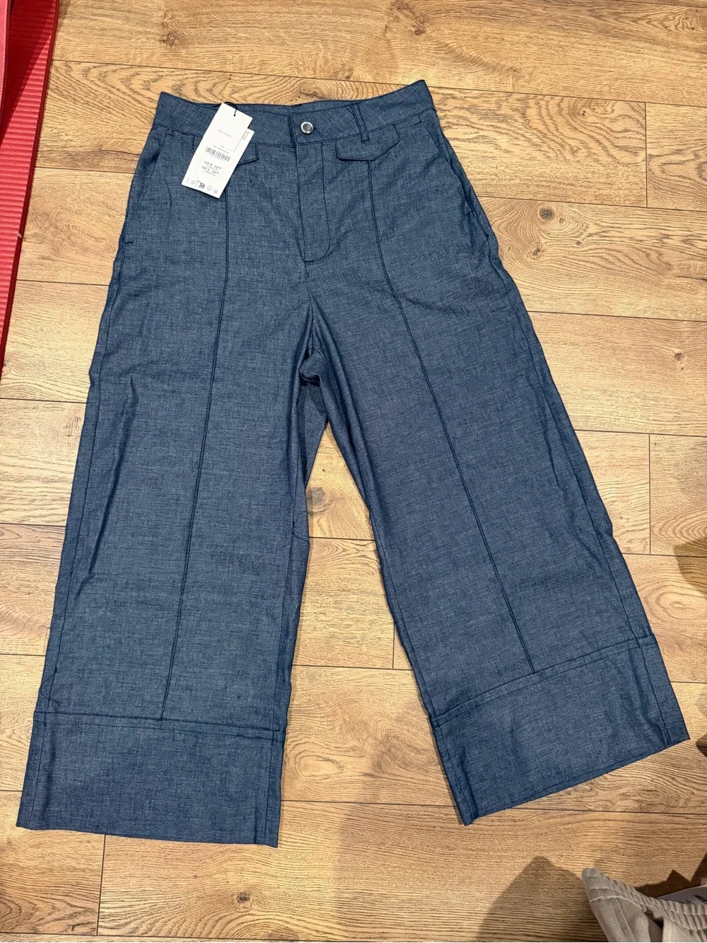 Zara Culottes Linen Pants